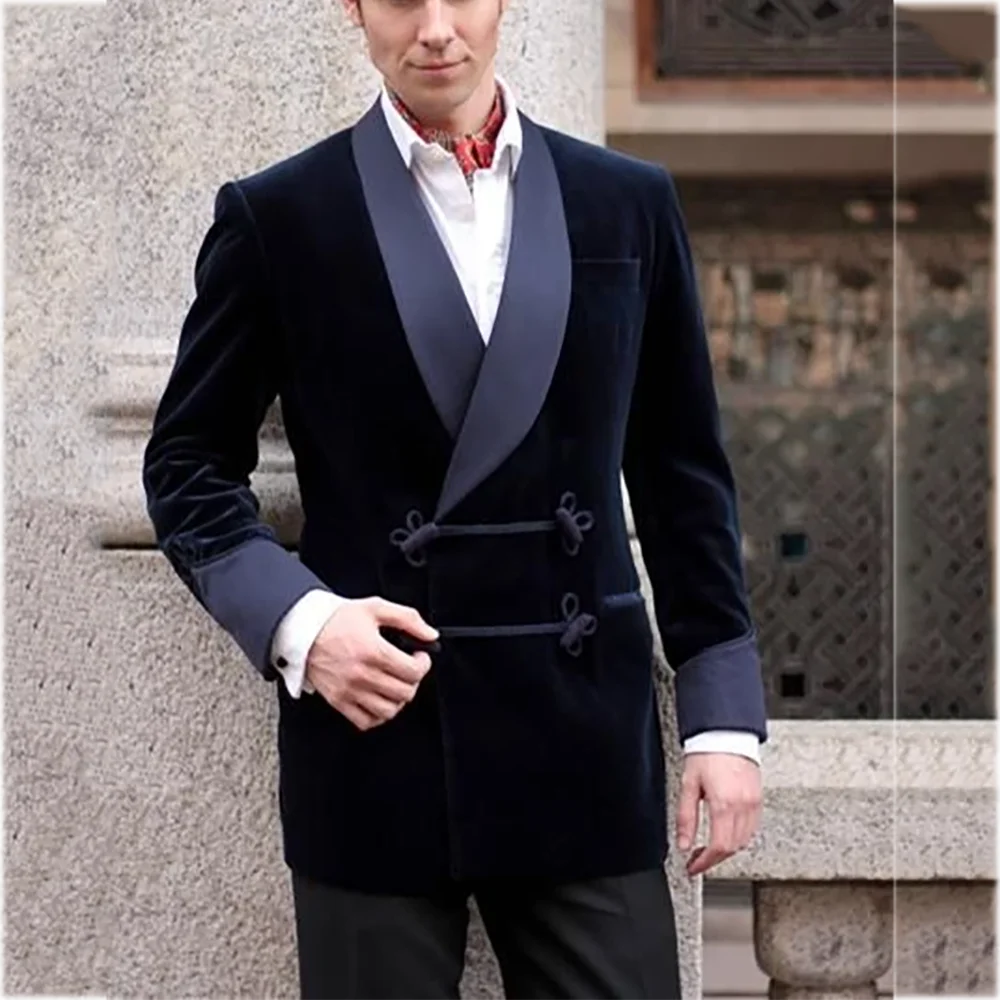 

Elegant Shawl Lapel Handsome Men Suit Slim Fit Classic Design Groom Wedding Suit Formal Occason Party Event Male Clothing