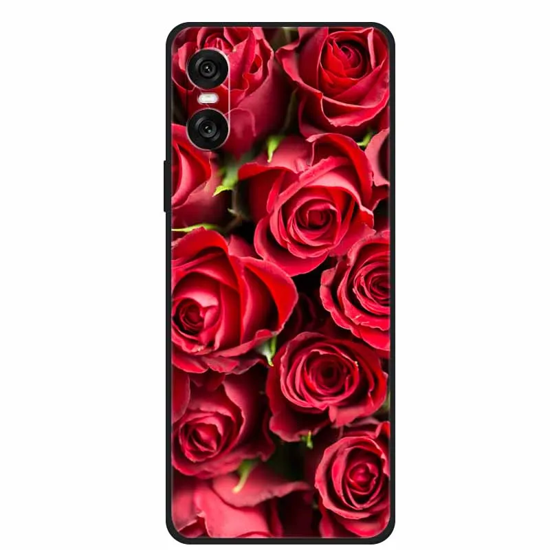 Cool Silicone Cover for Sony Xperia 10 VI Case Printed Fashion Soft Back Cover for Sony Xperia 10VI Case Protector Print Shells