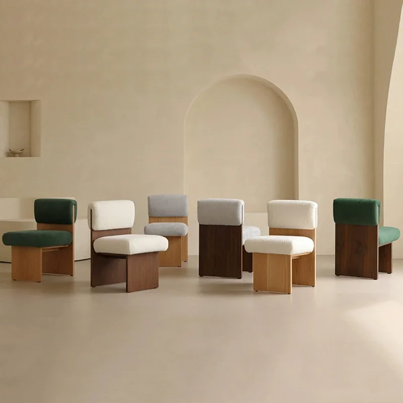 تخصيص الشمال الأثاث الترفيه غرفة المعيشة كرسي الطعام الخشب الصلب