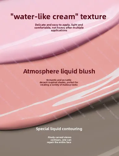 Imagen 2 del producto Flower Knows-rubor líquido de colección Cupido y fresa, 7g, crema sedosa, efecto piel, adhesivo ligero, acabado similar a la piel, maquillaje