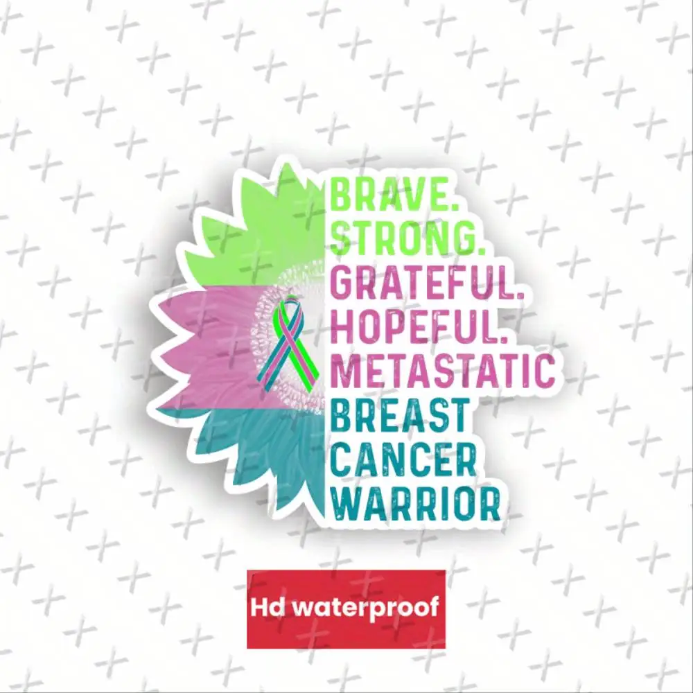 Awareness Care Warrior Vinyl Sticker Decal For Car Laptop Wall Window Bumper Waterproof Stickers For Decorating Car Windows Moto