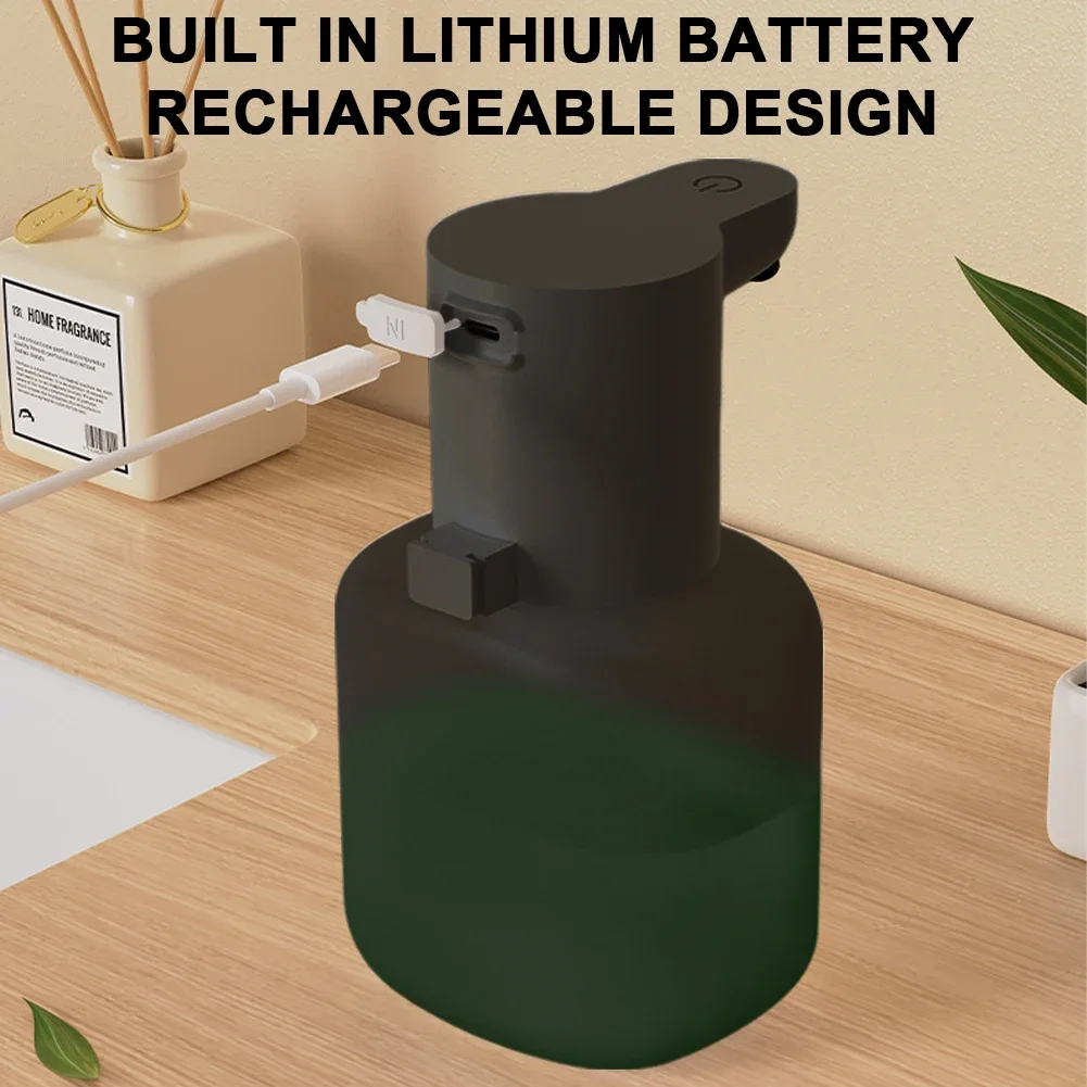 

Бесконтактный дозатор дезинфицирующего средства для рук на 550 мл, инфракрасный датчик, перезаряжаемый, для дома и офиса