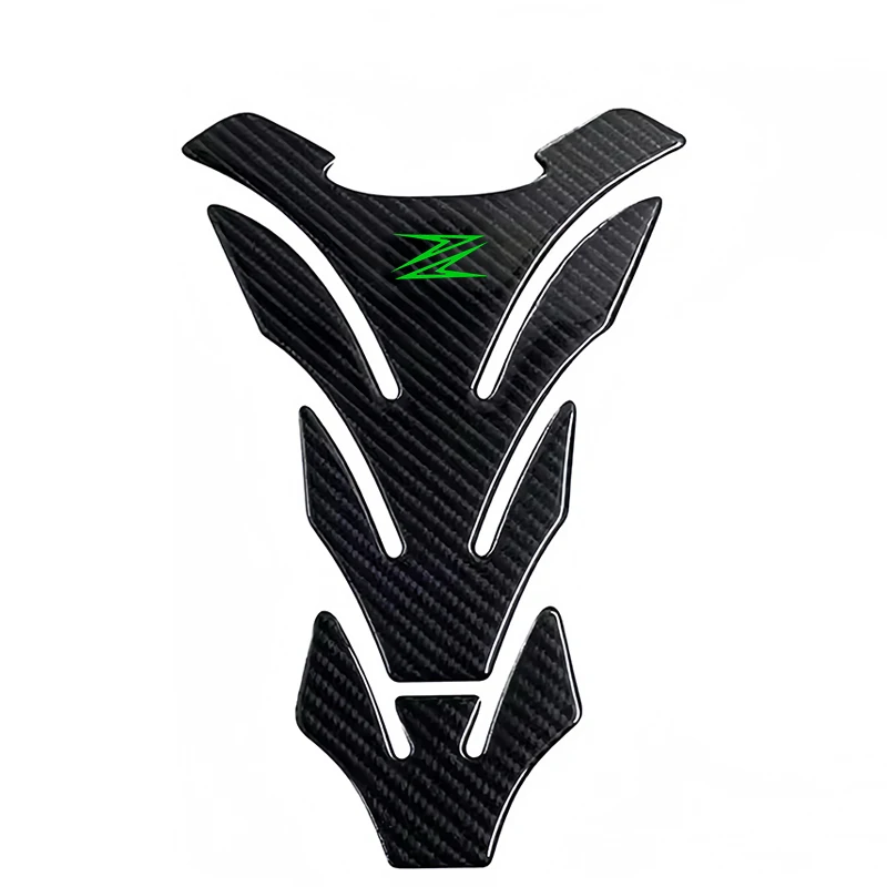 For Z250 SL Z300 Z400 Z500 Z750 Z800 Z650 Z900 RS Z1000 SX 3D Carbon Fiber Oil Fuel Gas Tank Pad Tankpad Decal Protector Sticker