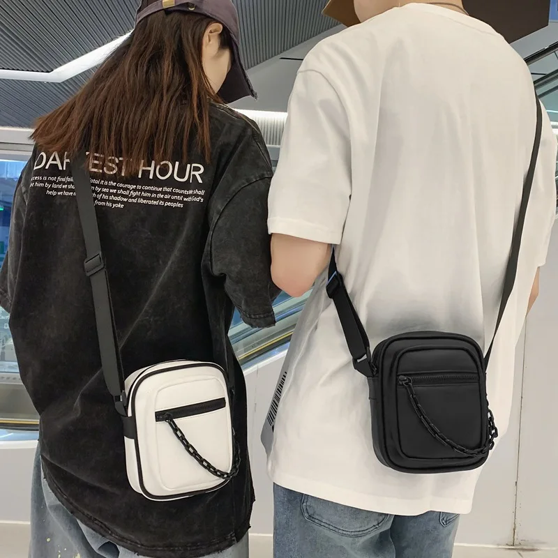 

Unisex Crossbody Bag 2024 New Trendy Shoulder Niche Casual Simple Solid Color Mini Phone Bag