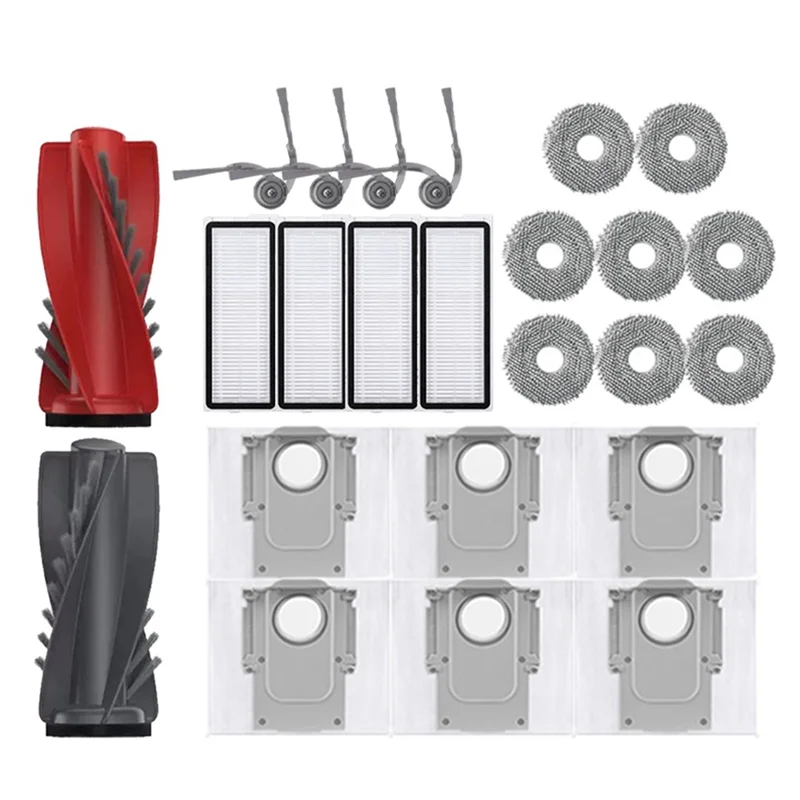 AT28-pour Roborock Qrevo Curv/P20 Pro brosse latérale principale en matériaux de haute qualité