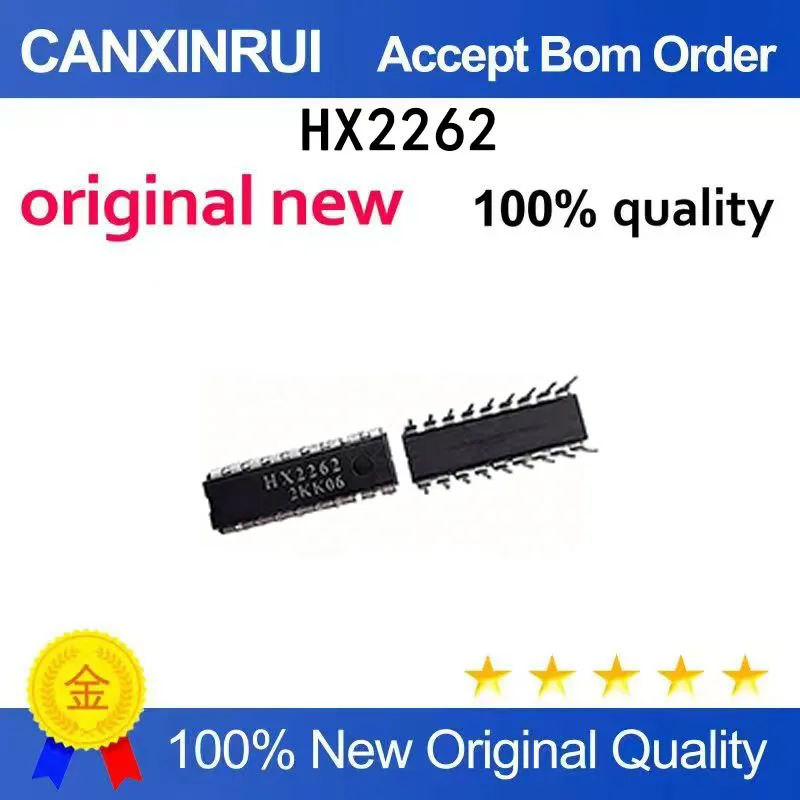 

(5-100 PCS) New stock HX2262 2262 DIP-18 straight insertion with 18 pins