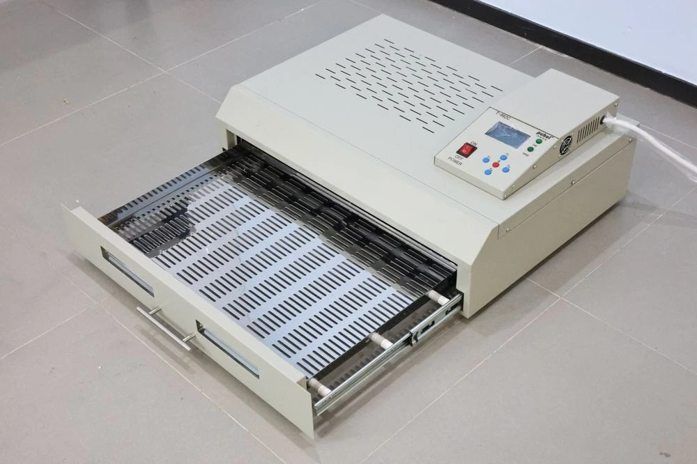 PUHUI 110V/220V 600*400 MM Reflow Oven T-962C Inframerah IC Pemanas Mesin Solder T962C untuk BGA SMD SMT Pengerjaan Ulang Versi Baru