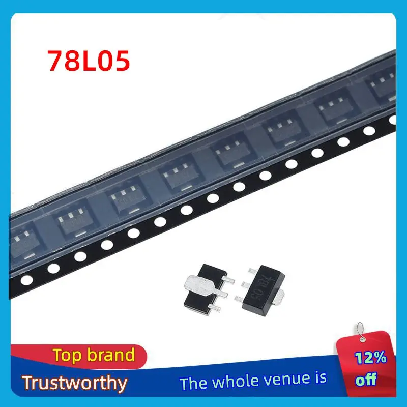 TZT 10/50 шт. 78L05 5В для модуля питания