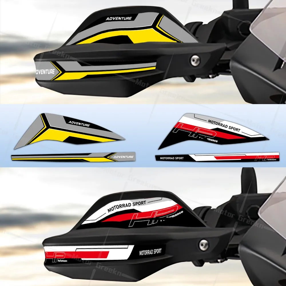 Motorcycle Accessorie Handguard Shield Sticker Decal For R1200GS R1250GS Adventure F650/750/850GS G310GS F900XR Triple Black