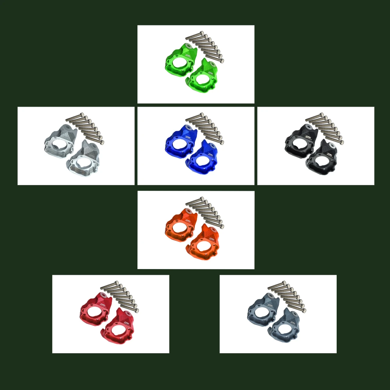 

Алюминиевые передние C-ступицы GPM для LOSI 1/8 LMT с твердым мосем Monster Truck LOS244003