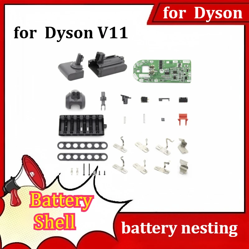 

21700-7 Core 7S1P 25.2V Lithium Battery Nesting Suitable For Diy Dyson V11 Protection Plate Battery Plastic Shell.