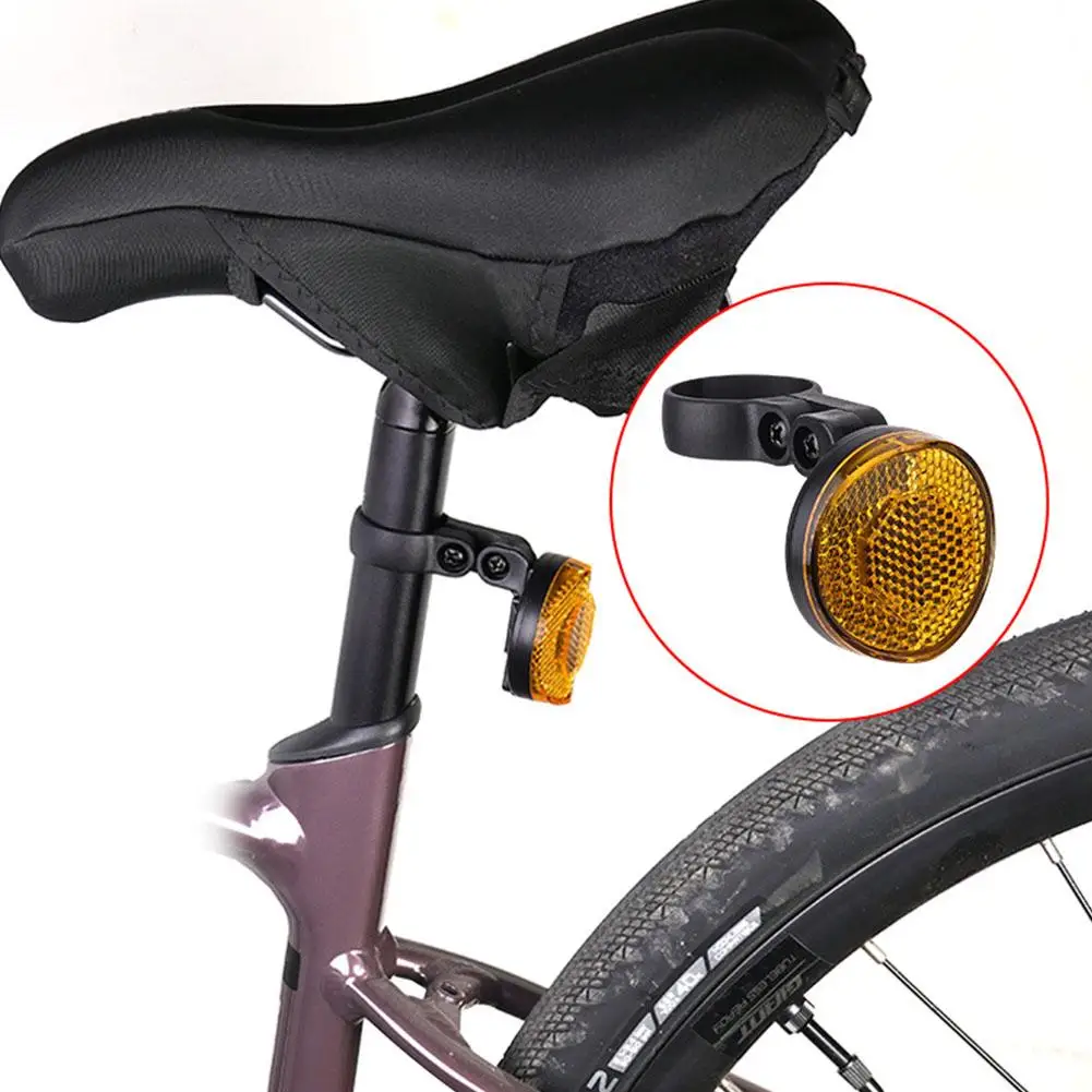 1PC For Air Tag Bike Reflective Tail Light Bicycle Rack For AirTag Tail Safety Warning Lamp Bike Rear Reflector Hidden Mount