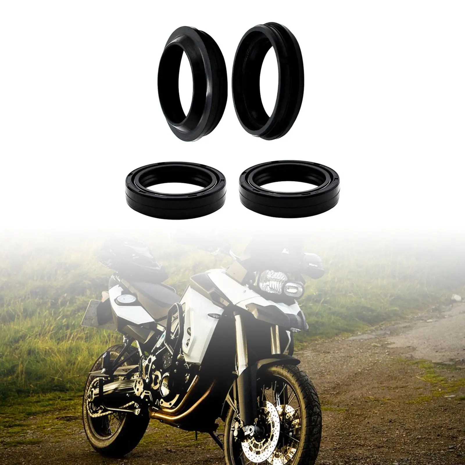 Fork and Dust Seal Kit Motorcycle Accessories 46x58x11mm Rubber for F800GS G450x