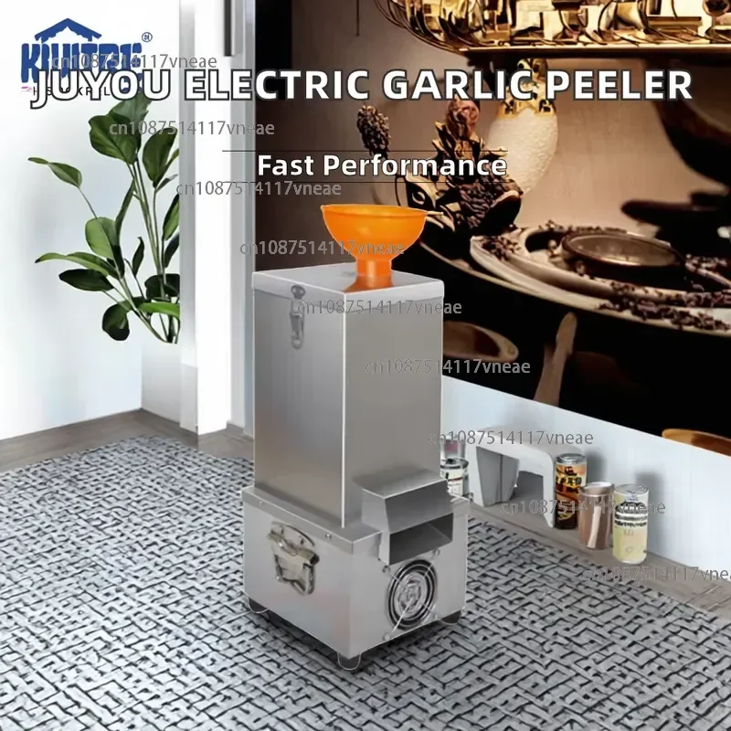 Small Commercial Electric  Garlic Peeling Machine High 220V/110V  Easy Operating Maintenance SS304 Loop Belt