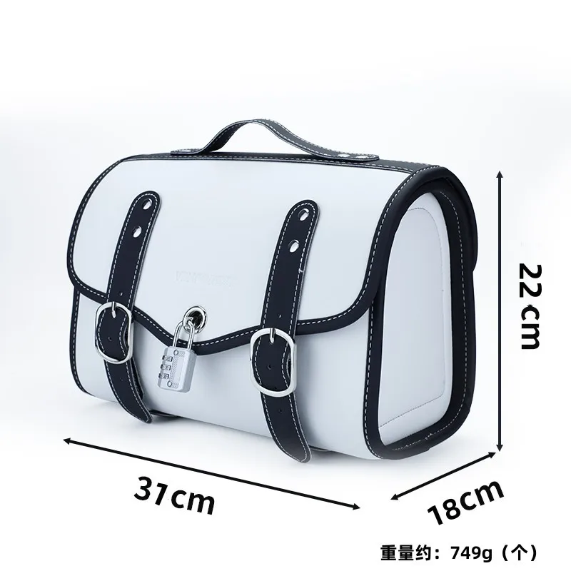 Motorcycle Electric Vehicle Riding Bag, Sun-proof Waterproof Side Bag, Rear Seat Bag, Storage Bag