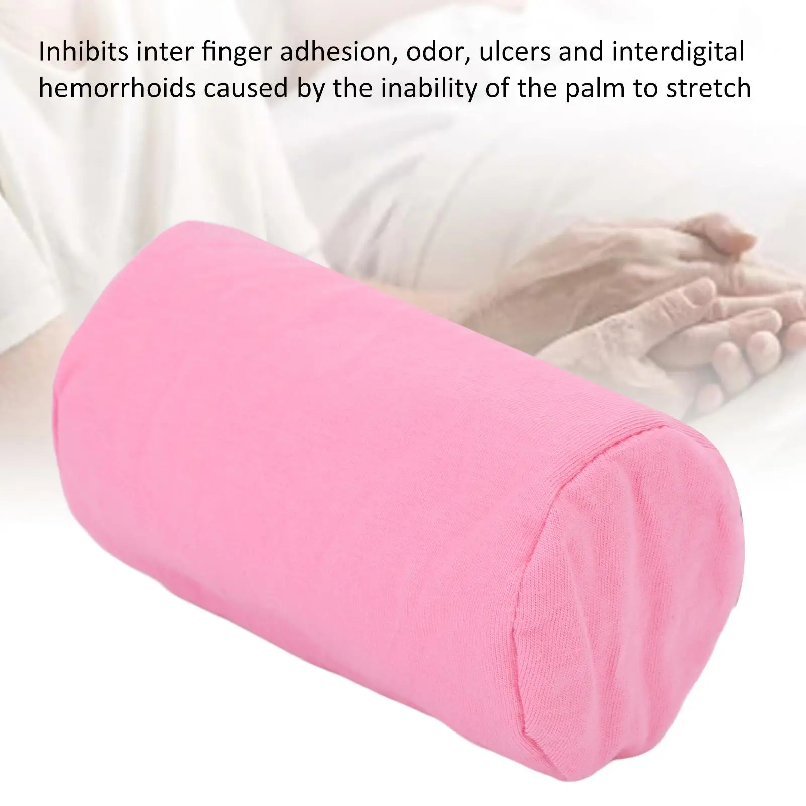 Washable Finger Separator Pad for elderly Care - Comfortable Hand Contracture Cushion - 12x6x6cm