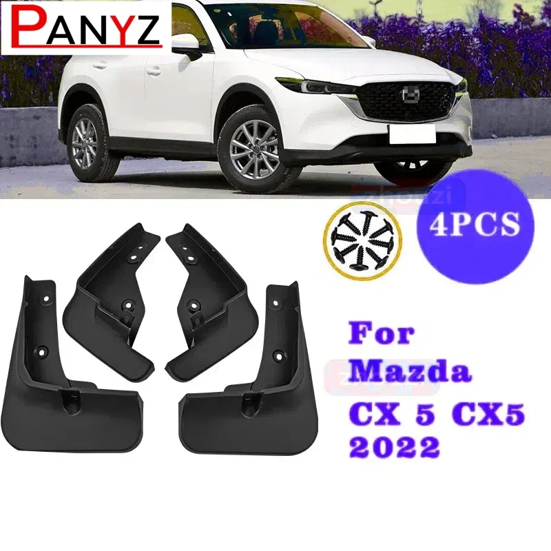 

Mud Flaps For Mazda CX 5 2nd 2017-2020 2022 Splash Guards Fender MudFlaps Front Rear Mudguards Car Accessories