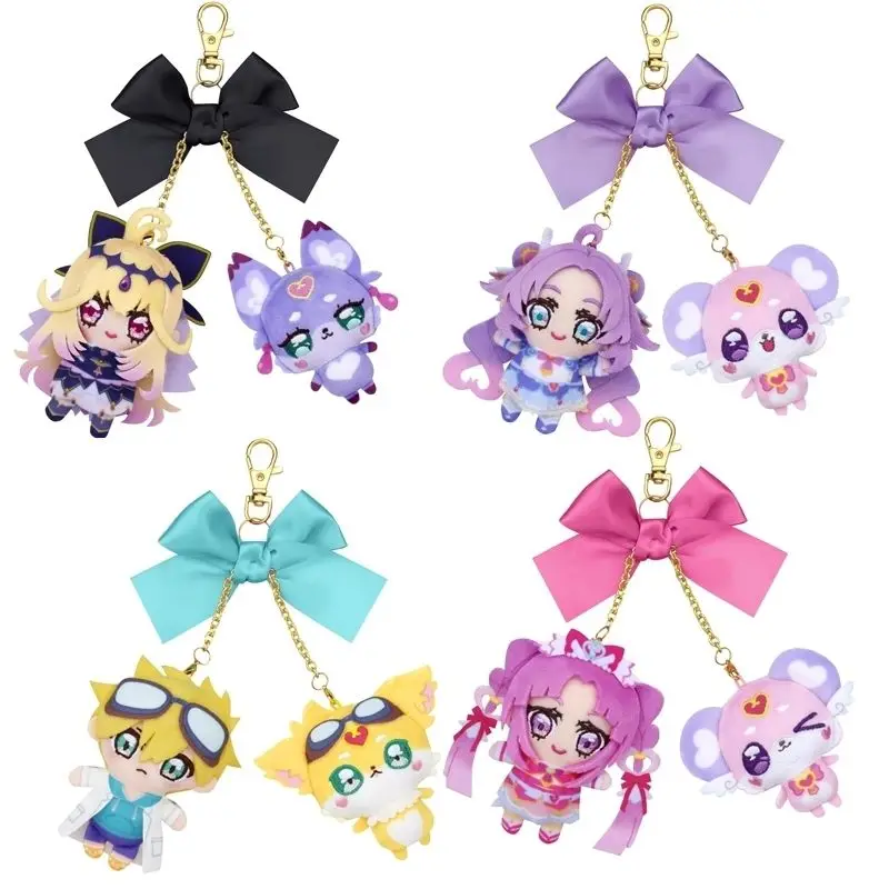 

Anime Star Detective Precure! Akechi Kobayashi Mikuru Anna Cute Plush Stuffed Cotton Figure Bag Pendant Keychain Christmas Gift