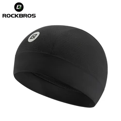 ROCKBROS-gorros de bicicleta con protección solar para hombre y mujer, protector solar para casco, transpirable, sin ala, de secado rápido, Anti-UV, Unisex