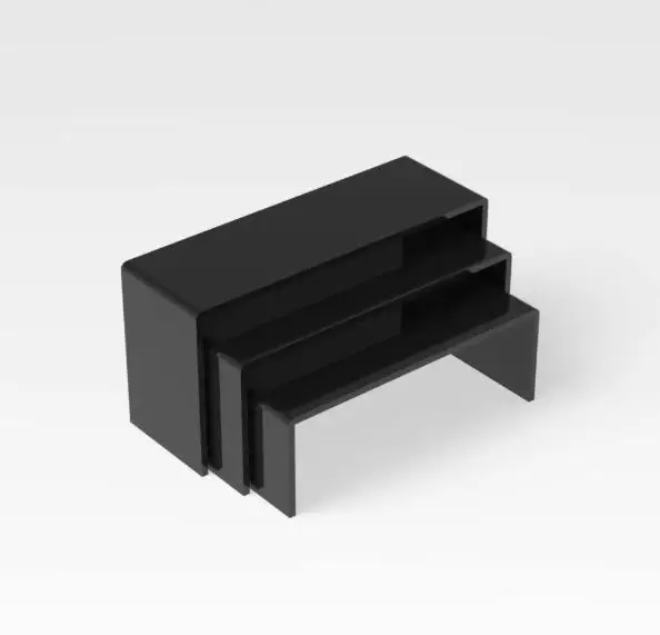 

3 шт., акриловая прозрачная витрина, U-образная форма, легкий держатель, оконная стойка, косметическая стойка, модель десерта, полка