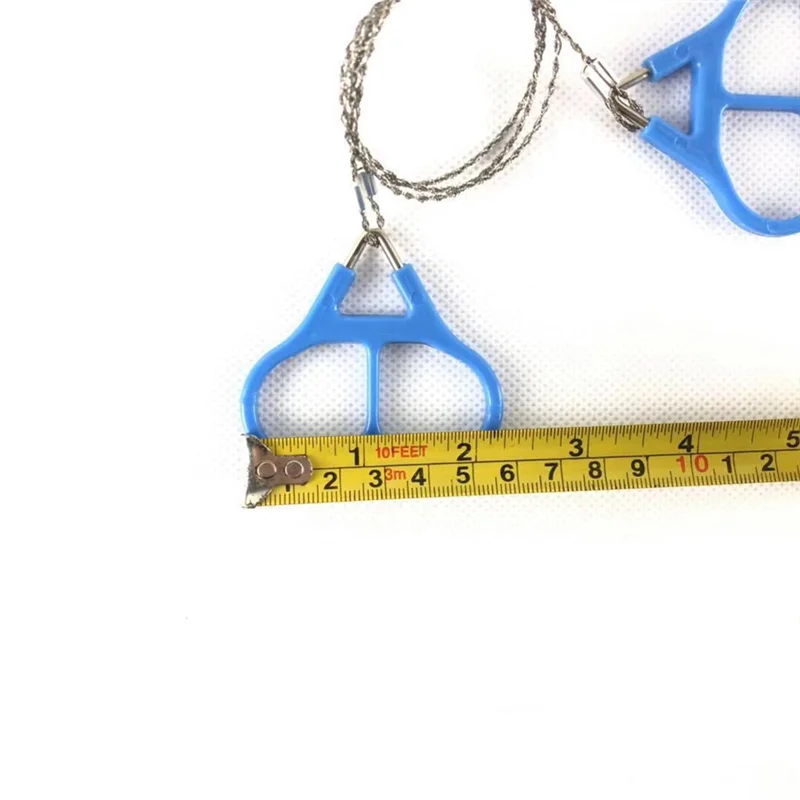 منشار سلكي A26I، منشار حبل مسنن من الفولاذ المقاوم للصدأ مقاس 20 بوصة، مجموعة منشار الطوارئ أدوات خارجية لقطع الأشجار، 4 عبوات #2