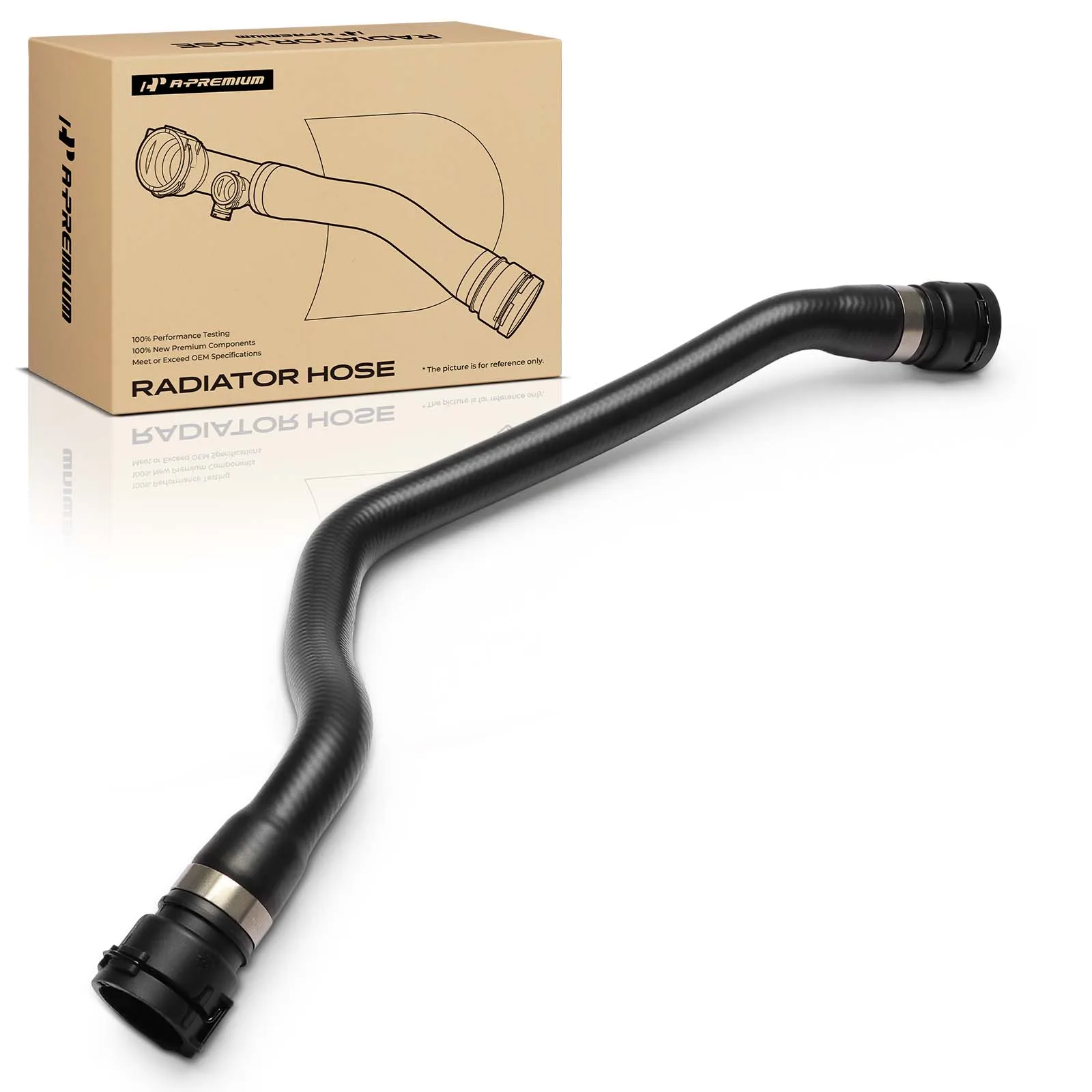 A-Premium Lower Radiator Coolant Hose for BMW 320i 2001-2003 323i 1999 325i 330i 325xi 2001-2005 328i 323Ci 2000 325Ci 2001-2006