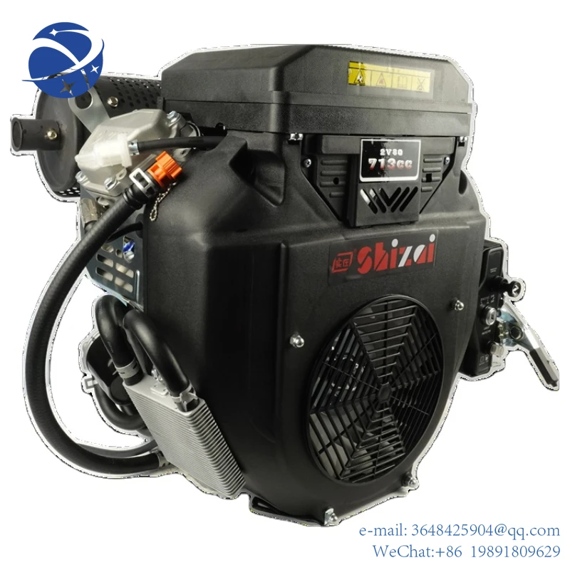 YYHCEngines With Two Cylinder OHV E- Start V Twin Gasoline Engines 27hp