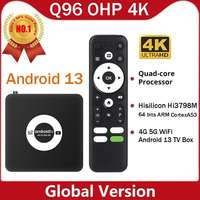 Global Version Q96 OHP 4K TV Box 4K Ultra HD Android 13 Hisilicon Hi3798M 8GB WiFi 4G 5G Smart TV Box Smart Player iptv