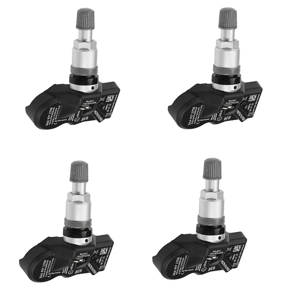 

4Pcs Tire Pressure Sensors Fit for Volkswagen CC 2012-2017,Tiguan 2014 3AA907275B, 3AA907275D, 3AA907275F, 3AA907275, A907275