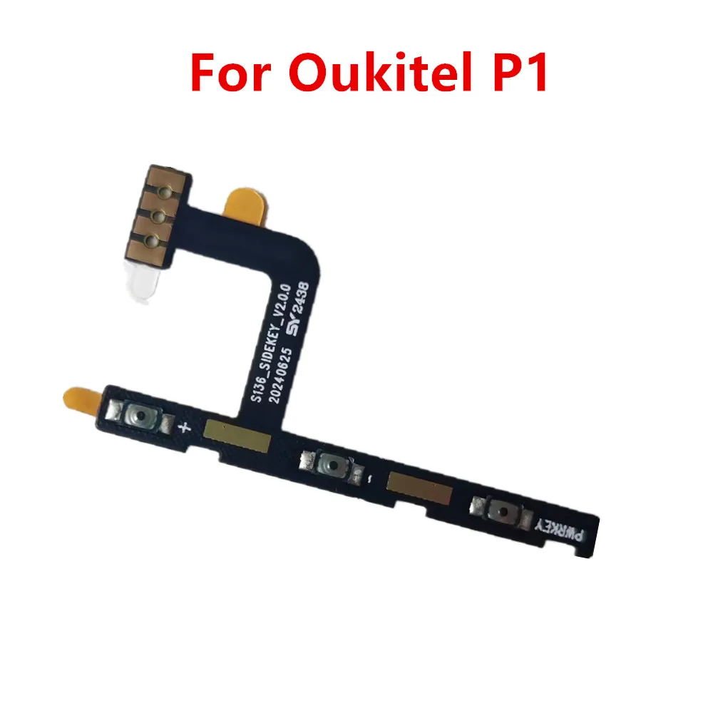 

Pop New Original For Oukitel P1 6.7inch Cell Phone Side FPC Cable Power Volume Buttons FPC Wire Flex Repair Accessories
