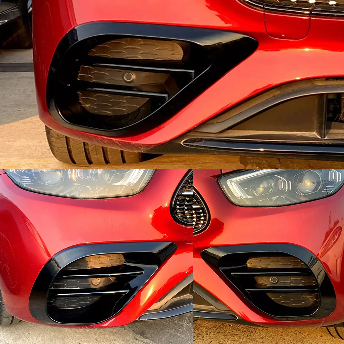 

4G8807681G Side Front Bumper Honeycomb Mesh Fog Light Grille Grill Cover For Audi RS7 2014 2015 2016 2017 2018 4G8807682G