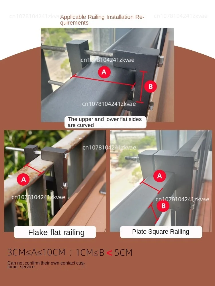 Modern outdoor plastic wood，bar ， balcony hanging table, railing folding table