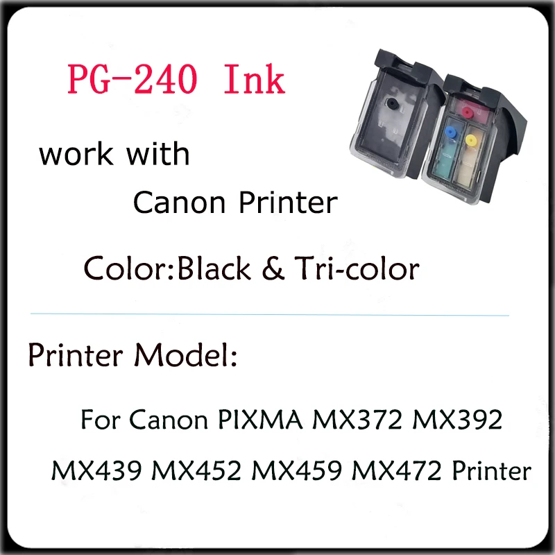 Vilaxh PG240 ink cartridge PG-240 cl-241 240XL 241XL For Canon Pixma MG3522 MG3122 MG3620 MG3520 MG4220 MG3220 MG2220 printer