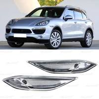 Luz de guardabarros lateral delantero de coche, luz intermitente, lámpara de luz de marcador para Porsche Cayenne 958 2011 2012 2013 2014