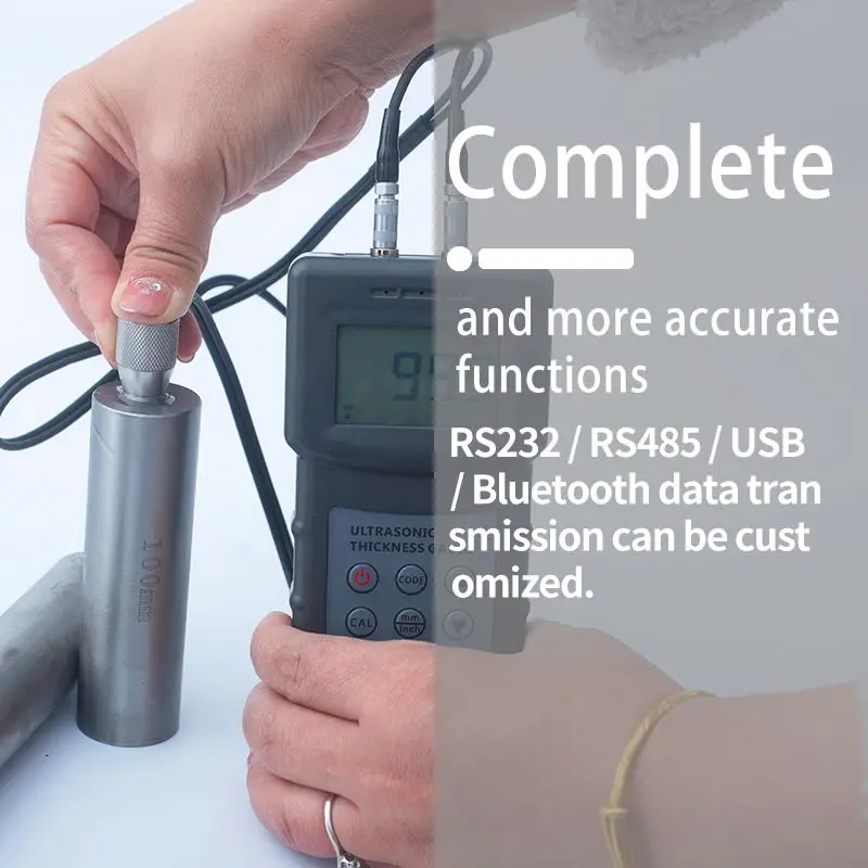 UM6500 Porta.ble Digita.l A.BS Ultra.sonic Thickness Ga.uge 4.5-Digit LCD Displa.y for Meta.l High Precision Mea.surement