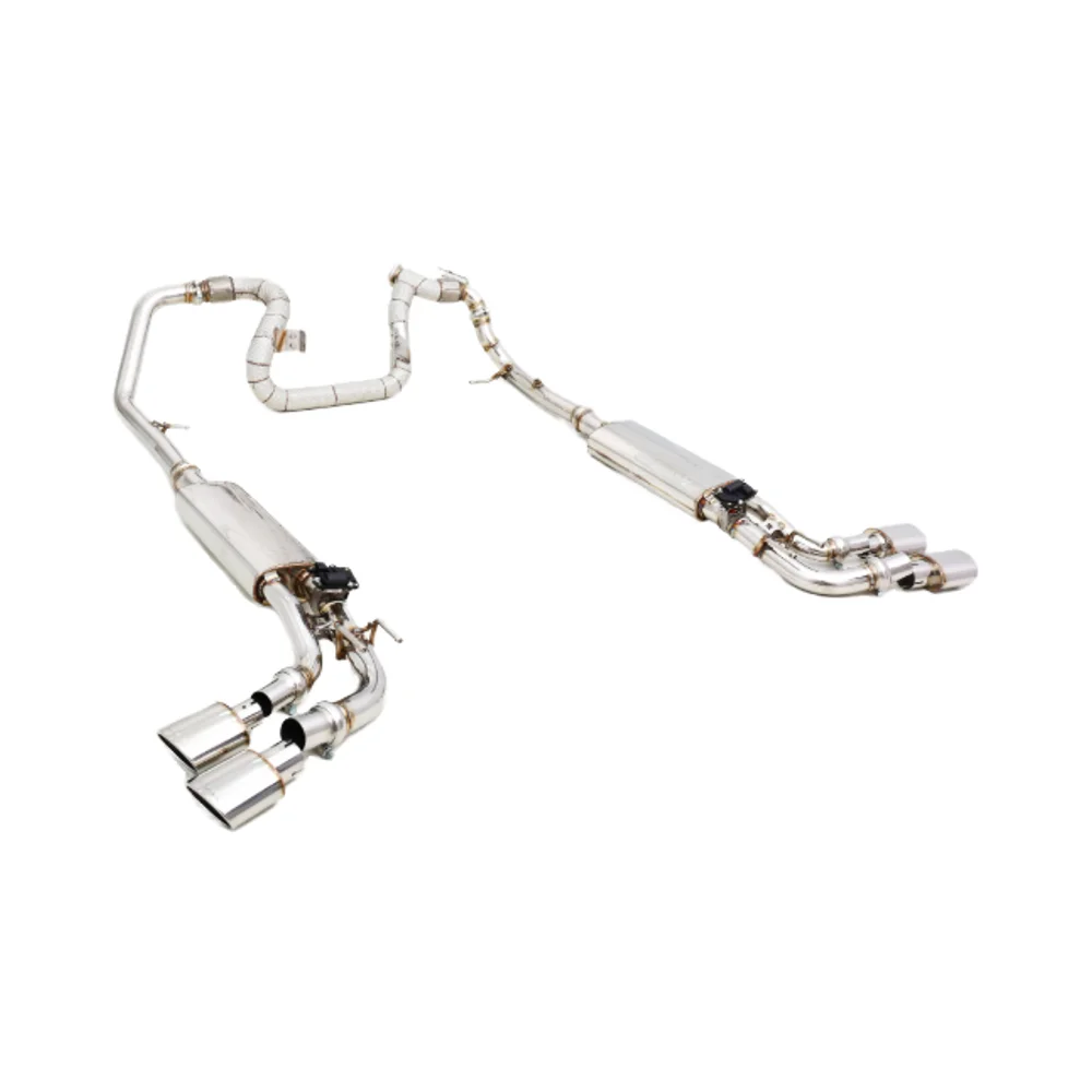 G350 Full SS304 Stainless Steel Front Exhaust (Downpipe to Rear) + Electronic Valve Exhaust System