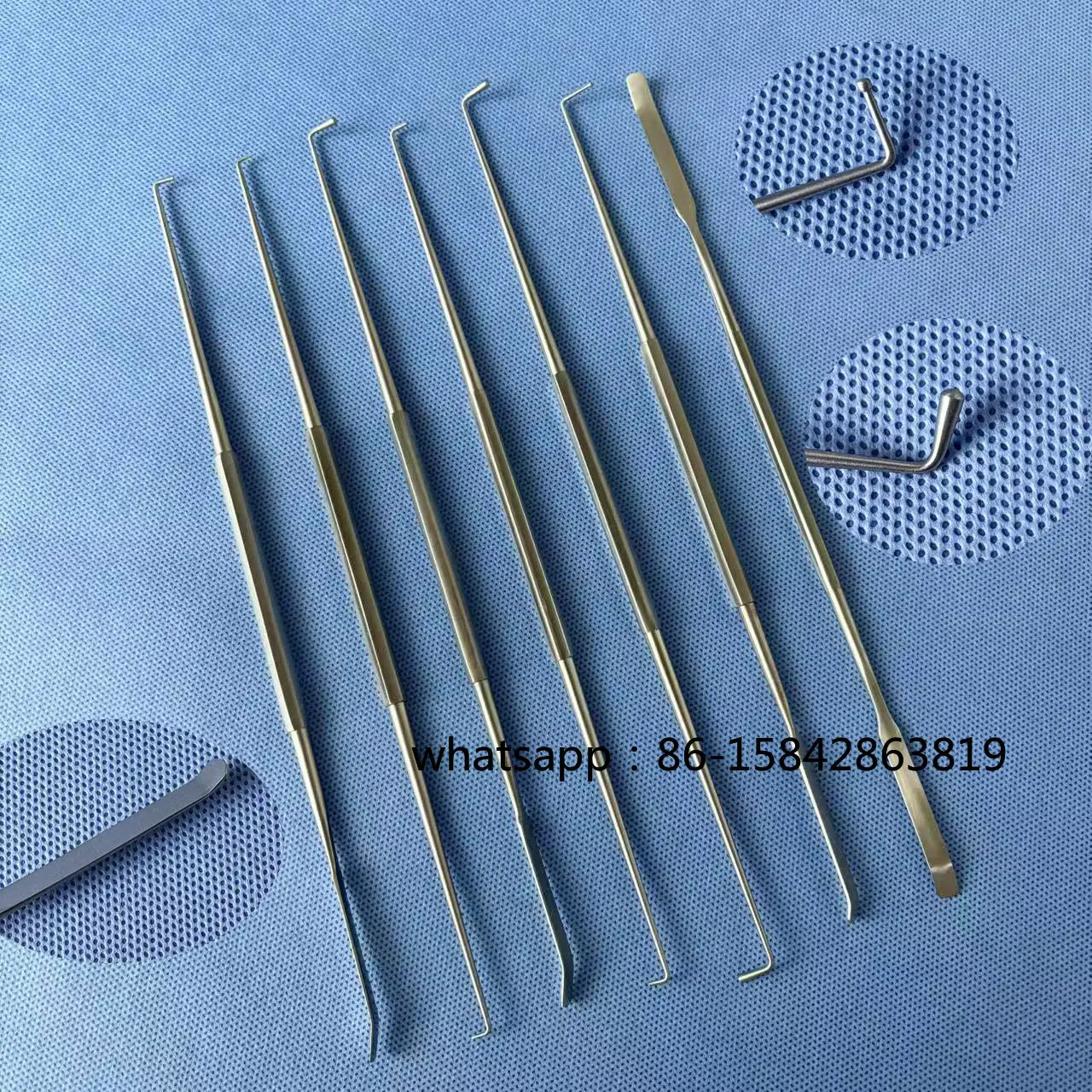 Medical, Stainless Steel Nerve Retractor, Orthopedic Surgical Instruments, Double Head Nerve Retractor