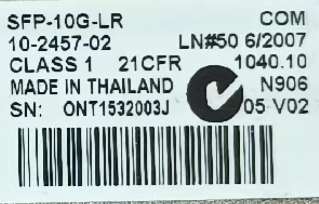 Used For Cisco SFP-10G-LR Modules