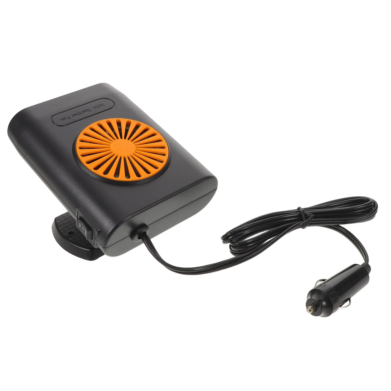 Car Heater 200W Portable Adhesive Base Powerful Quick Defroster Heating Cooling Fan 360 Rotation Dashboard Heater for Winter
