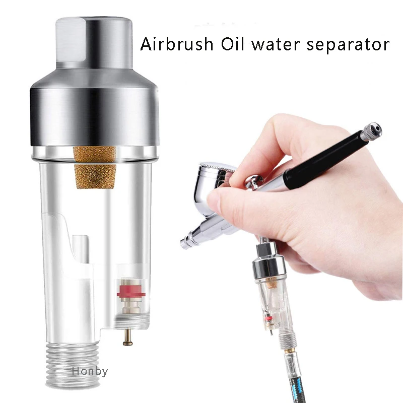 Airbrush Spray Gun Special Filter Spray Paint Oil-Water Separation Hobby Model Accessory Coloring Tool Airbrush Not included