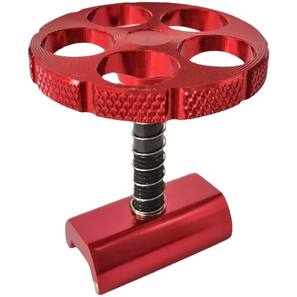 Aluminum Alloy Five Hole Round Handle With Magnetic C Buckle For Brompton Folding Bike Parts Anti Slip Grip Accessories view 3