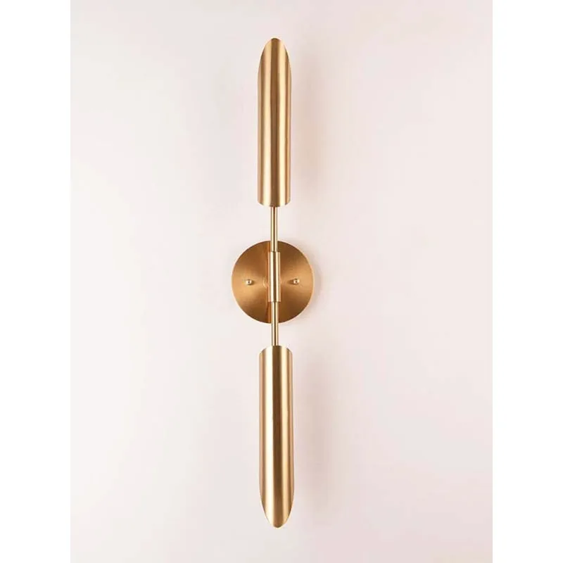 Nordic simple modern villa bedroom bedside living room background wall cafe hotel aisle color fashion wall lamp