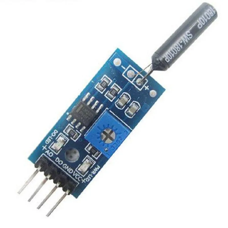 2 pcs Vibration Switch Detection Sensor Module 3.3V-5V SW-18015P