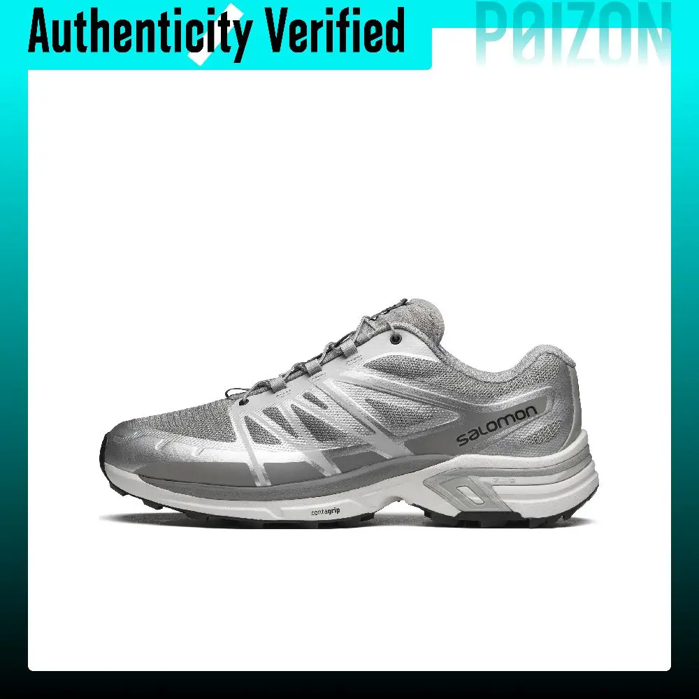 SALOMON x SOPHNET. XT Wings 2 Mesh Comfortable Low top Outdoor Shoes Unisex Gray L47287700