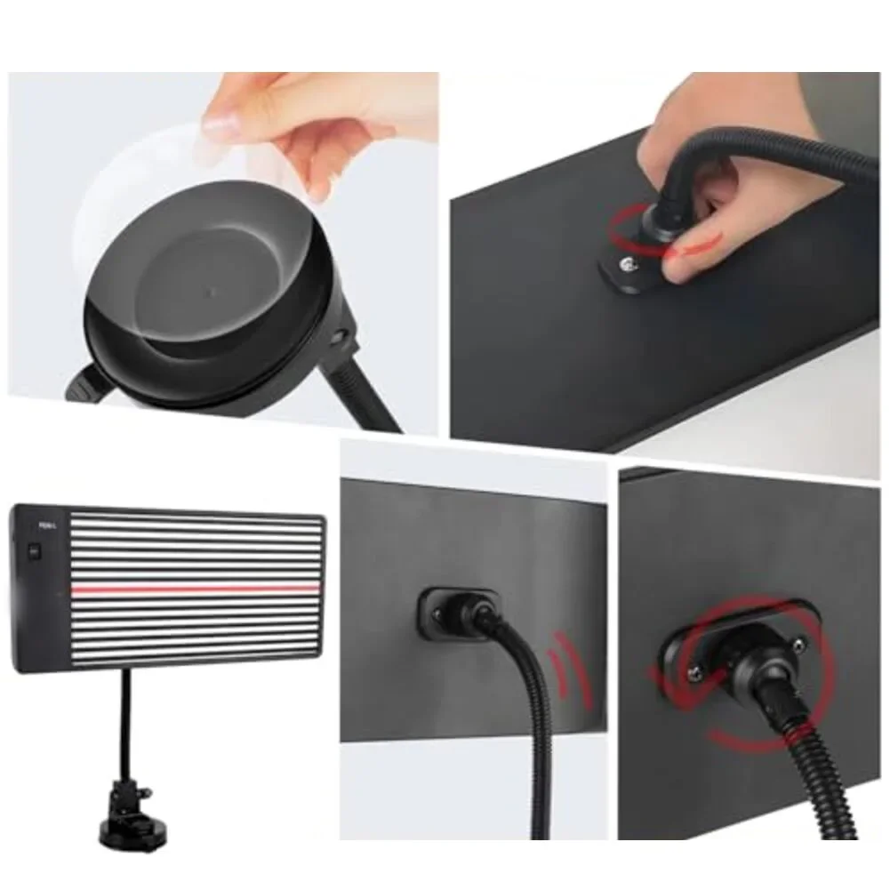 

Car Dent Repair Tool Light 240*150mm Stand USB Charging Cable 360-degree Rotating Head For PDR Light Dent Line Board Accessories
