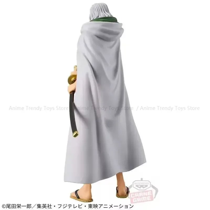 Oryginalne figurki akcji Bandai ONE PIECE Silvers Rayleigh Anime Kolekcja Ozdoby Zabawki Prezent Urodzinowy Dostępne