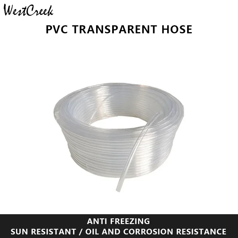 

Customized Horizontal PVC Transparent Odorless Plastic hose Whole Roll Corrosion-Resistant Anti Freezing Threading Protection