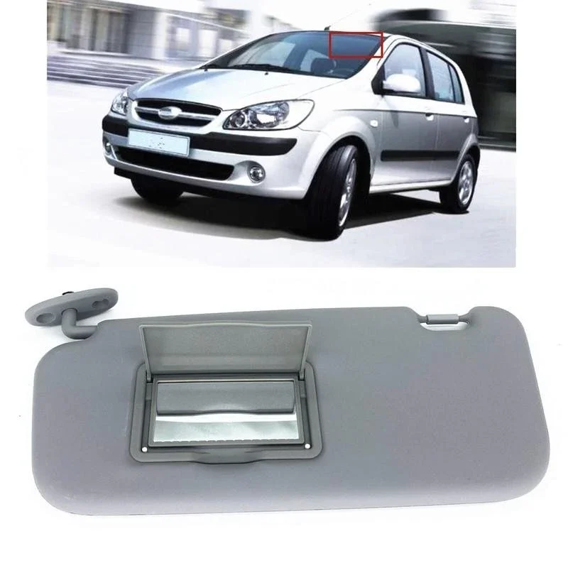 Car Sun Visor For Hyundai GETZ 2002- 2011 Car Makeup Mirror Car Left/right Front Blind Cover Shield 85210-1C200QS 852201C200QS
