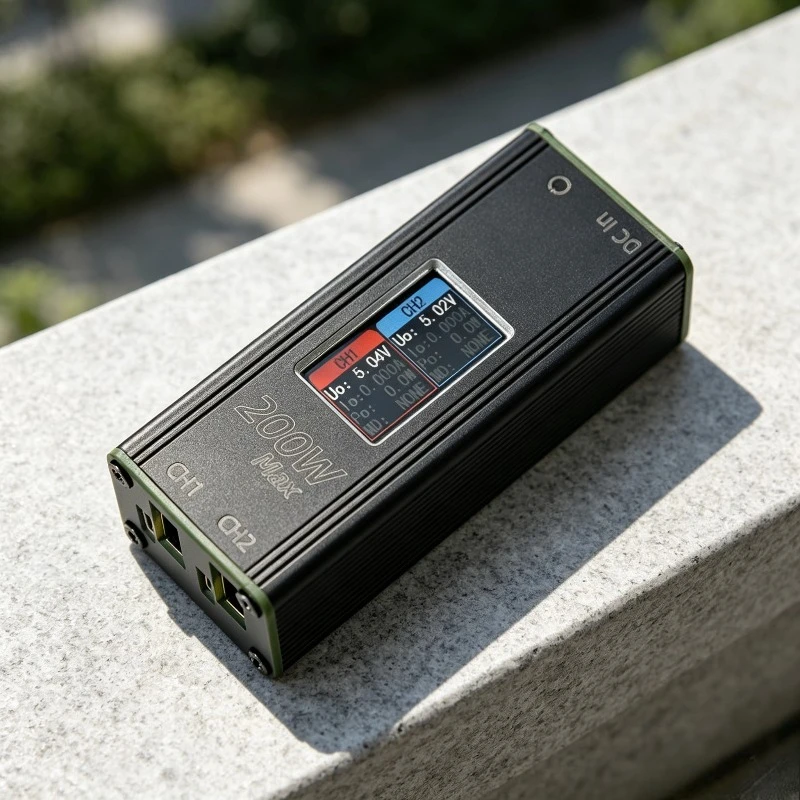 High Power 200W Super Fast Charging Module Dual 100W Desktop Charger PD3.0 Laptop Repair Detection Tool