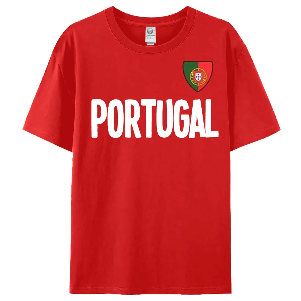 Kids PORTUGAL T-Shirt Chest Badge Printed Casual Gift Tee Portuguese Boys and Girls Daily Life Tshirt National Emblem Tops